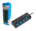   HUB USB 4 PUERTOS 2.0 CON INTERRUPTOR