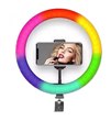  ARO DE LUZ LED USB 30CM RGB SIN TRIPODE 