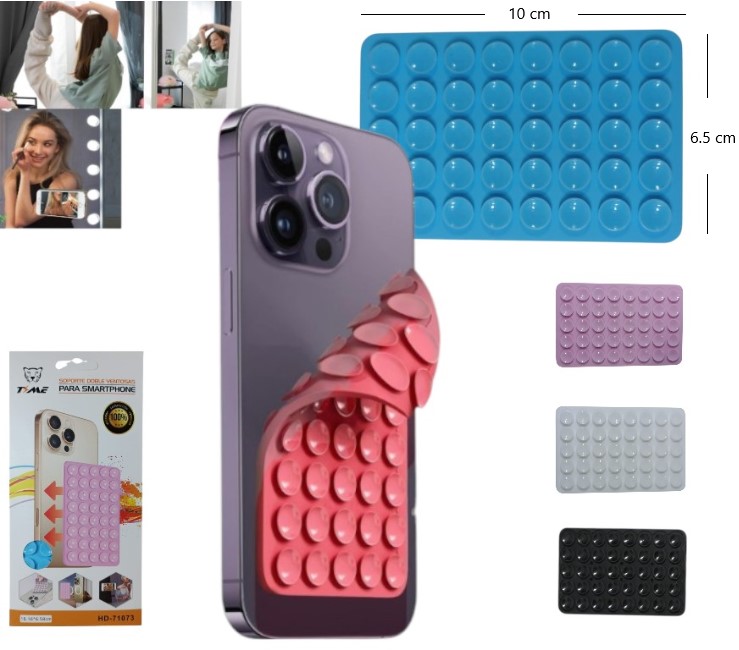   HOLDER DOBLE SOPAPA PARA CELULAR