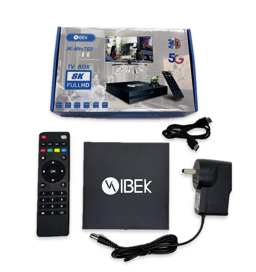   TV BOX IBEK ANDROID 8G+128G 8K CON MAGIS TV
