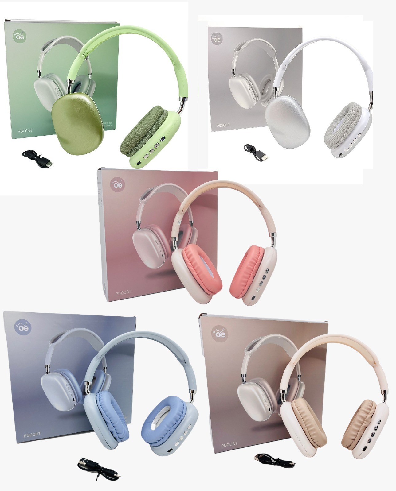    AURICULAR VINCHA BT P9 COLORES