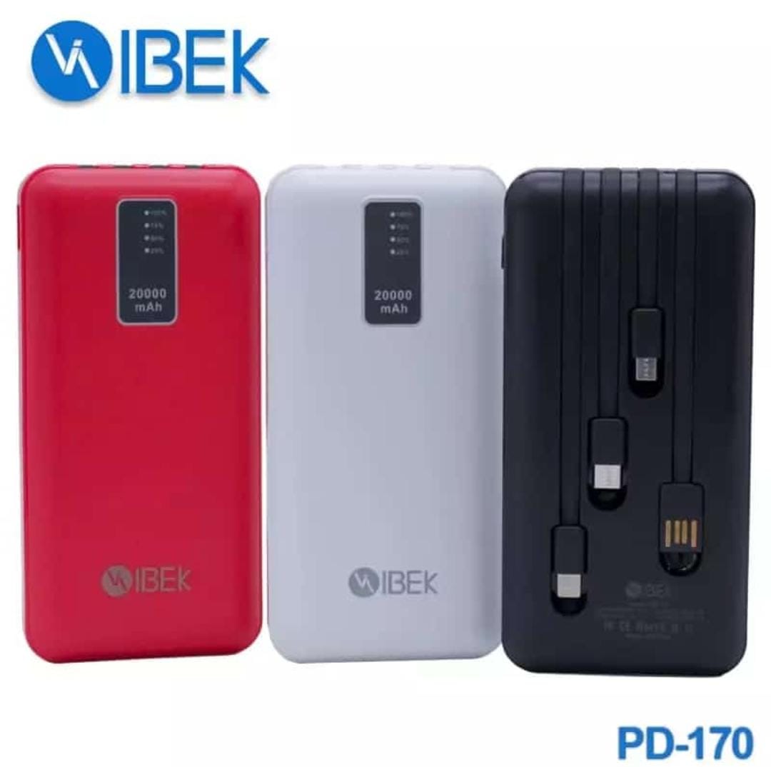   POWER BANK 20000 MAH DISPLAY IBEK PD-180
