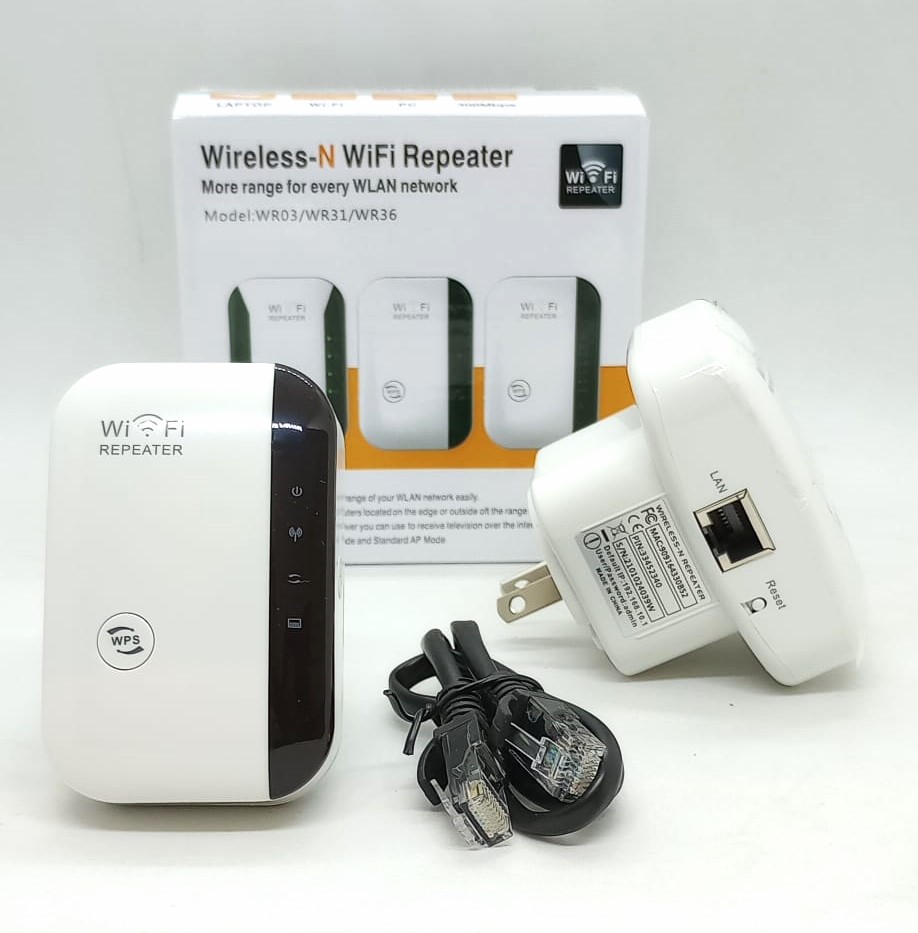    REPETIDOR DE WIFI 300 MBPS EN CAJA JG-0548
