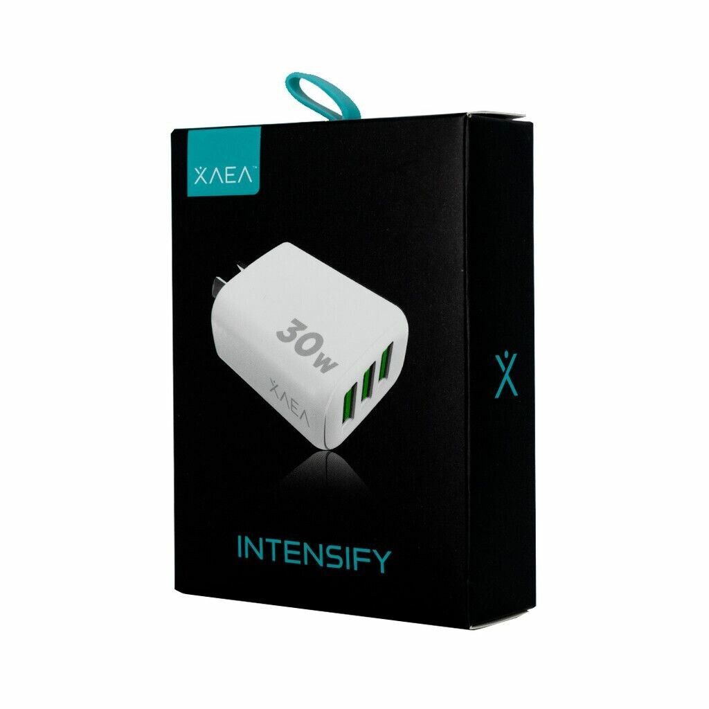    CARGADOR 30W 3 USB CON CABLE TC INTESIFY XAEA