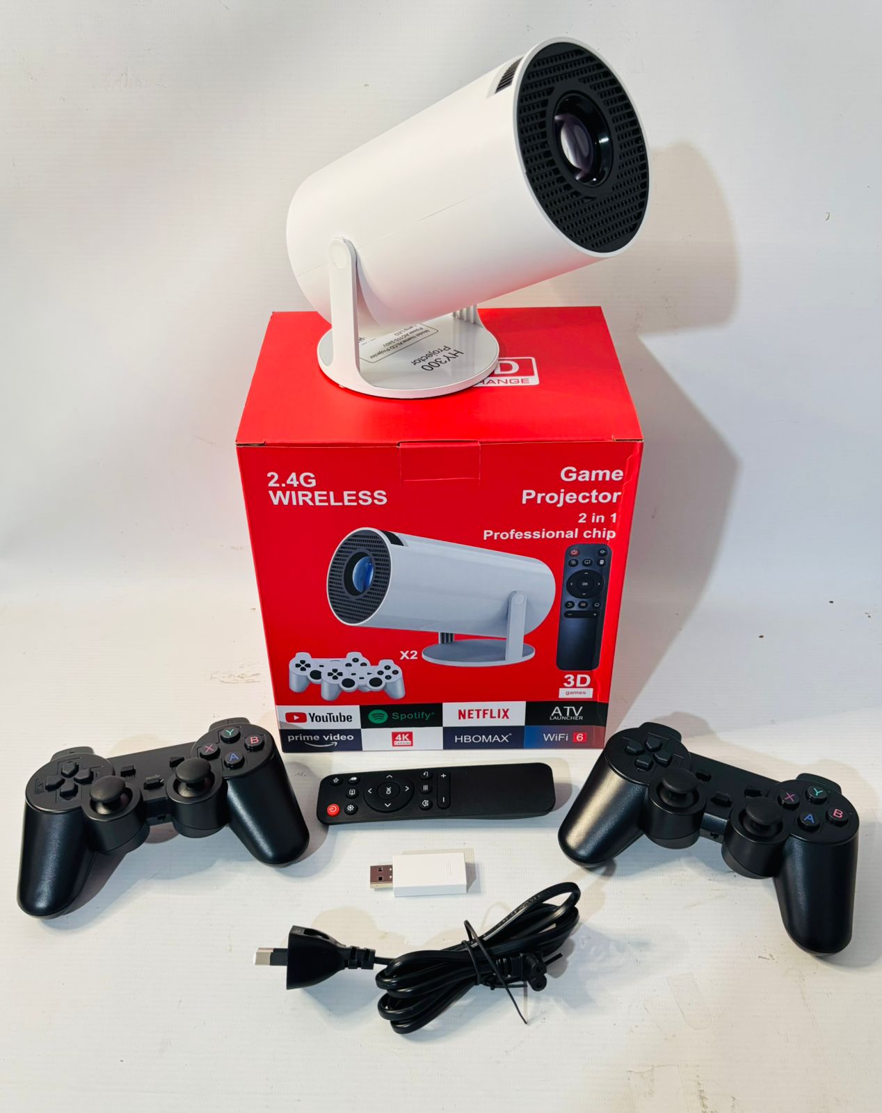    PROYECTOR INALAMBRICO GAMER C/JOYSTICK + APP 