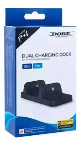   BASE DE CARGA DOBLE PARA JOYSTICK PS4
