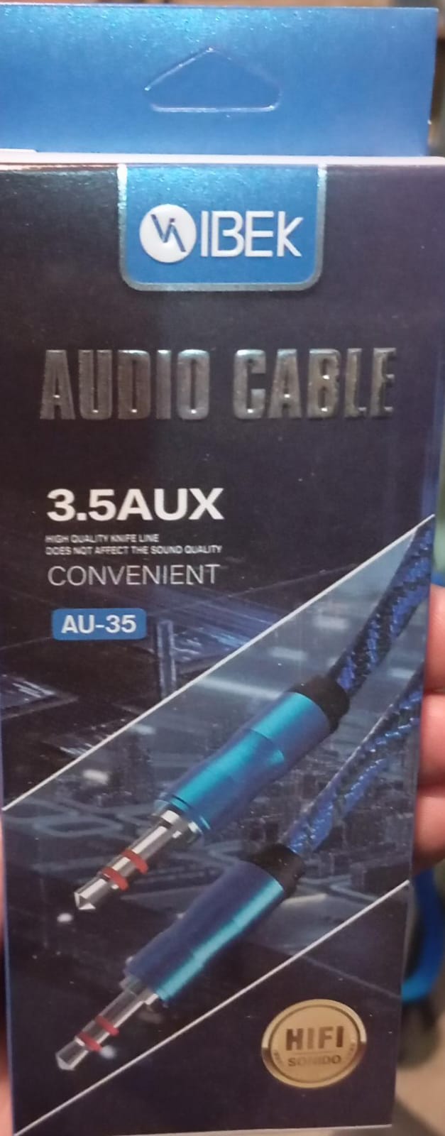    CABLE PLUG A PLUG 1.5 MTS IBEK AU-35