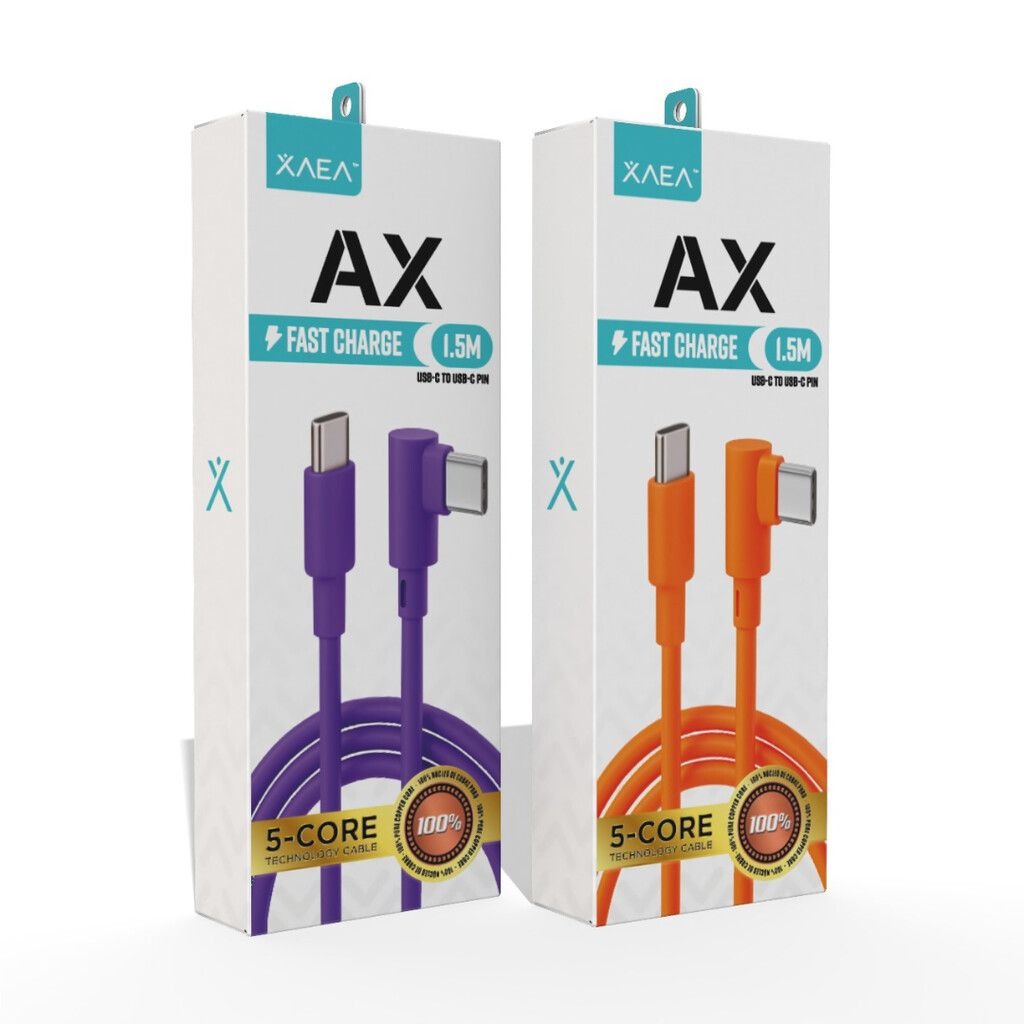   CABLE TC A TC XAEA AX VIOLETA Y NARANJA