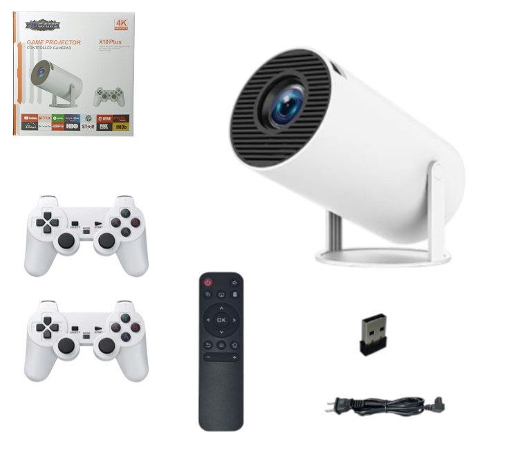   PROYECTOR 4K GAMER CON 2 JOYSTICK GM-24