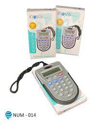     CALCULADORA ESCOLAR CON CORREA INOVA NUM-014 *