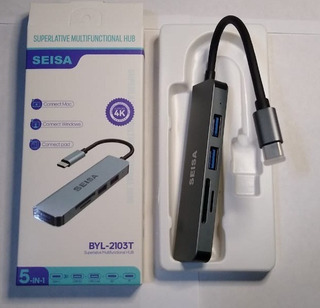   ADAPTADOR 5 EN 1 TC-SD/TF-USB 3.0-USB 2.0 BYL-2103T 