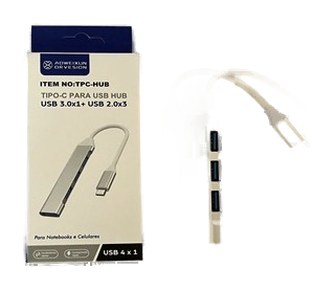   HUB USB TIPO C ( 3USB 2.0 + 1USB 3.0 ) JG-HUBTC