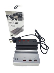   DOCK DE CARGA 35W 3 USB 3 TC CON BASE CELULAR