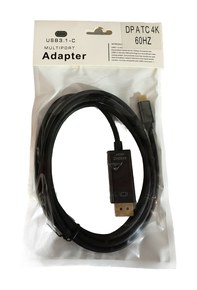  CABLE DISPLAYPORT A TC 4K JG-DPTC