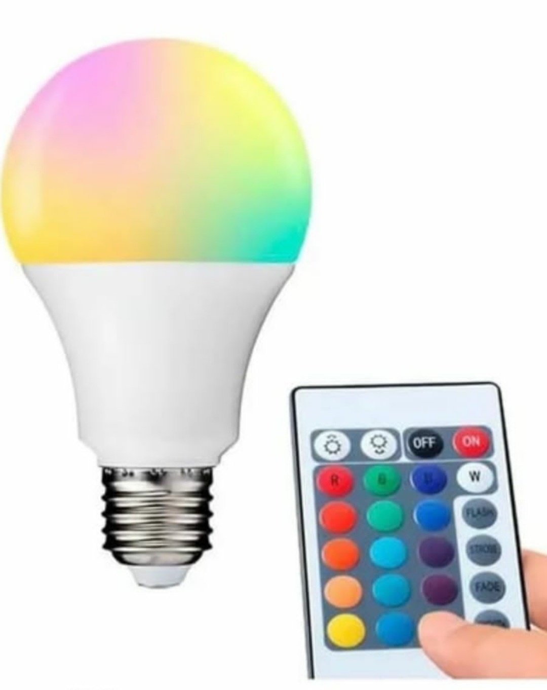   LAMPARA RGB CON CONTROL 9W