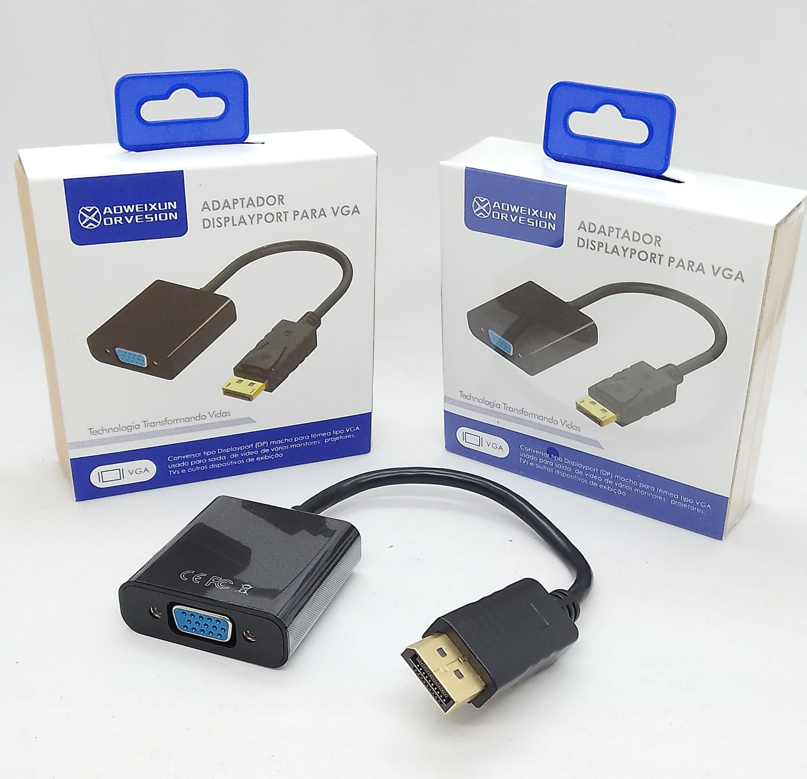   ADAPTADOR DISPLAYPORT A VGA JG-DPVGA