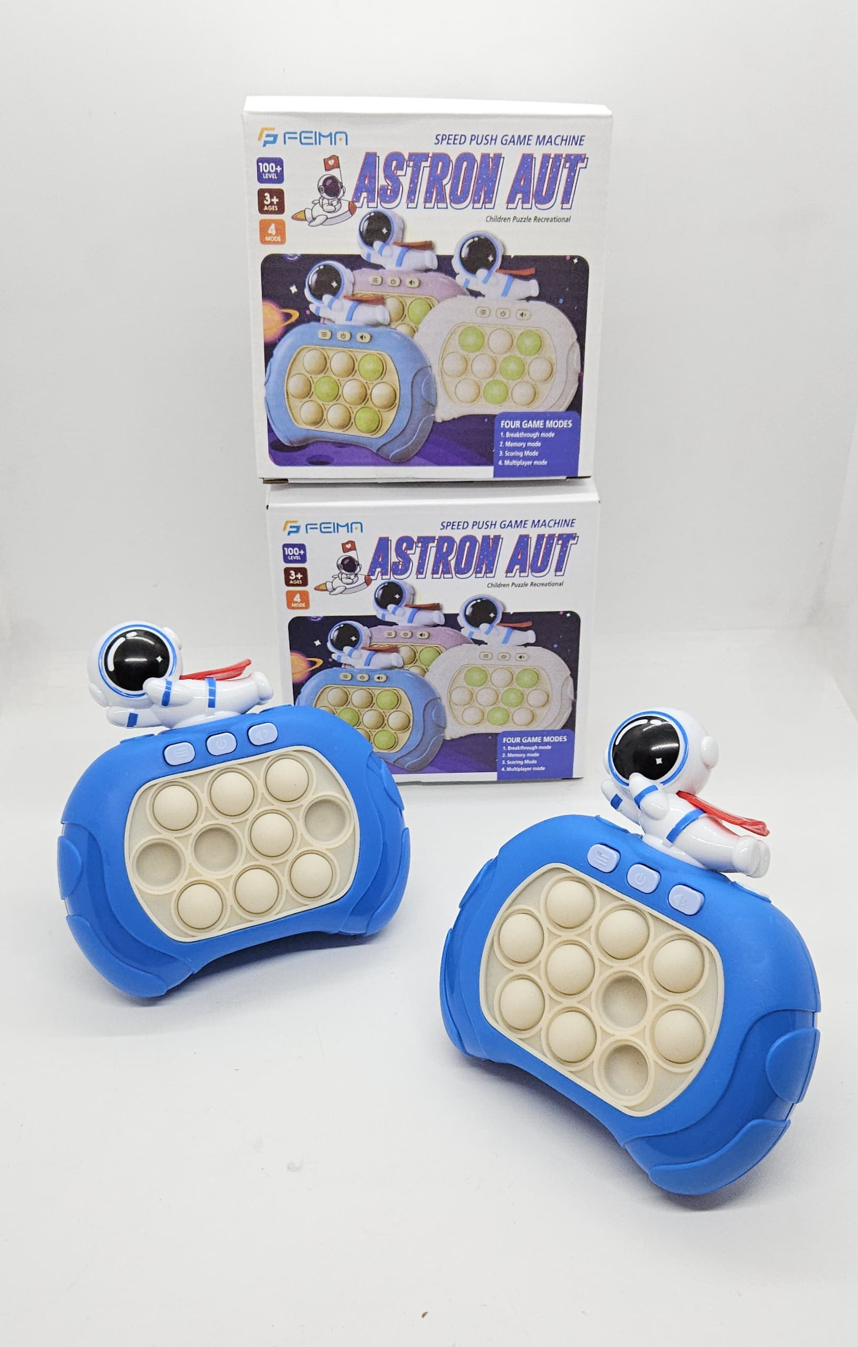    JUEGO POPIT ELECTRICO VELOCIDAD CON LUZ ASTRONAUTA