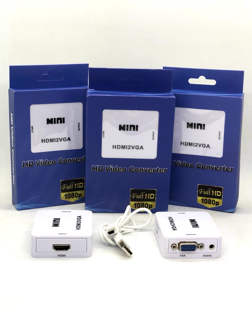    ADAPTADOR CONVERTIDOR HDMI-VGA FULL HD 1080P JG-HDTVVGA