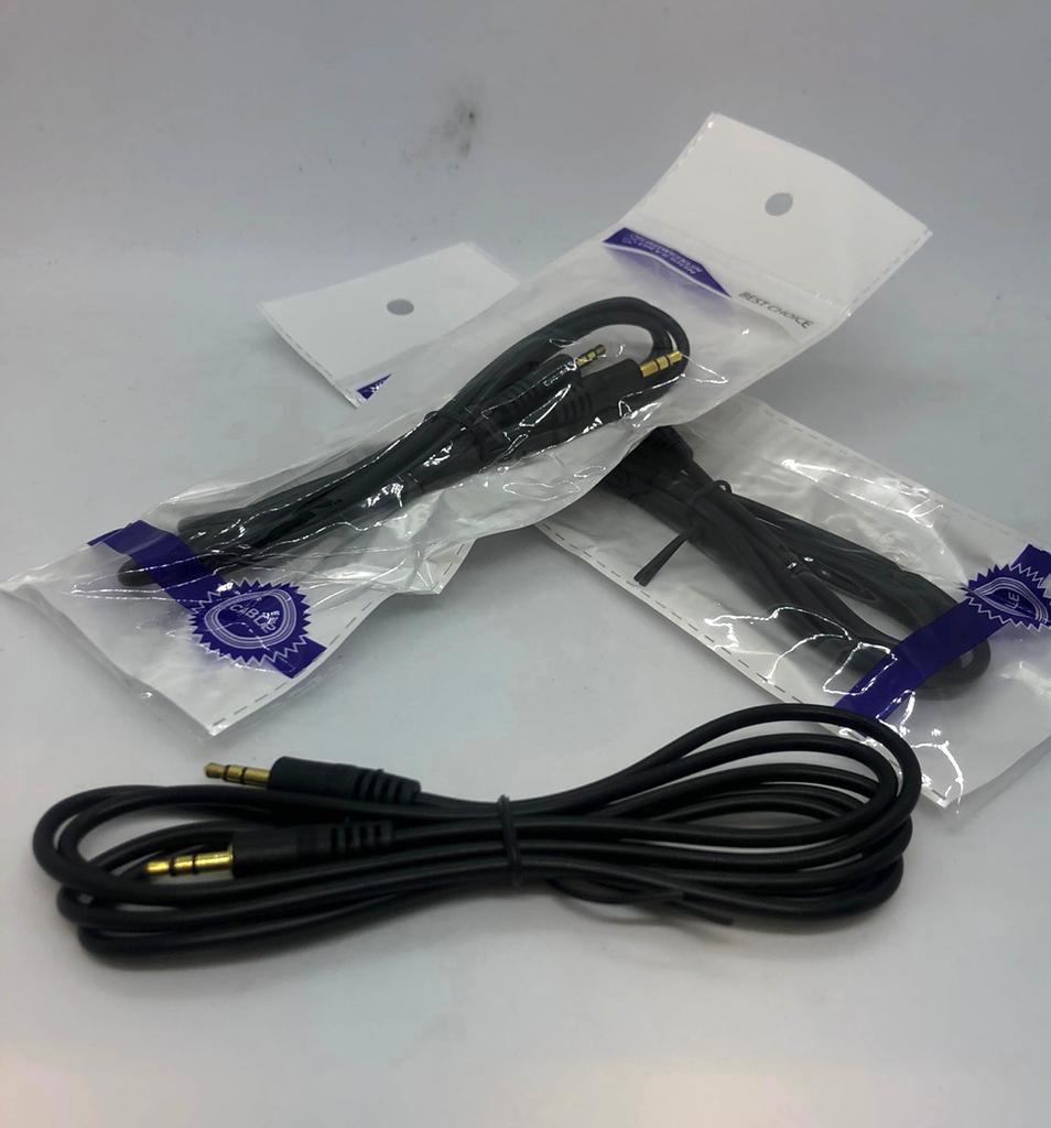    CABLE PLUG A PLUG 1.5 MTS EN BOLSA JG-AUX1.5 