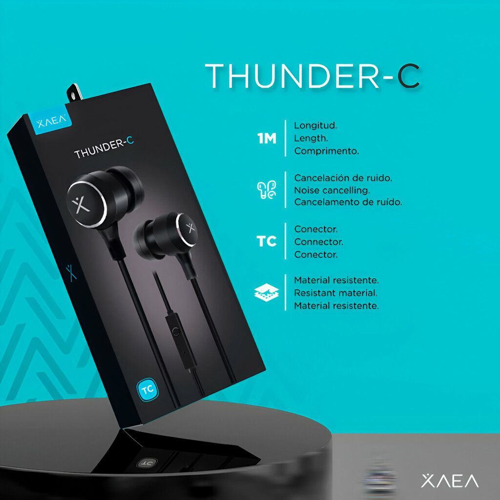    AURICULAR MANOS LIBRES THUNDER TC XAEA