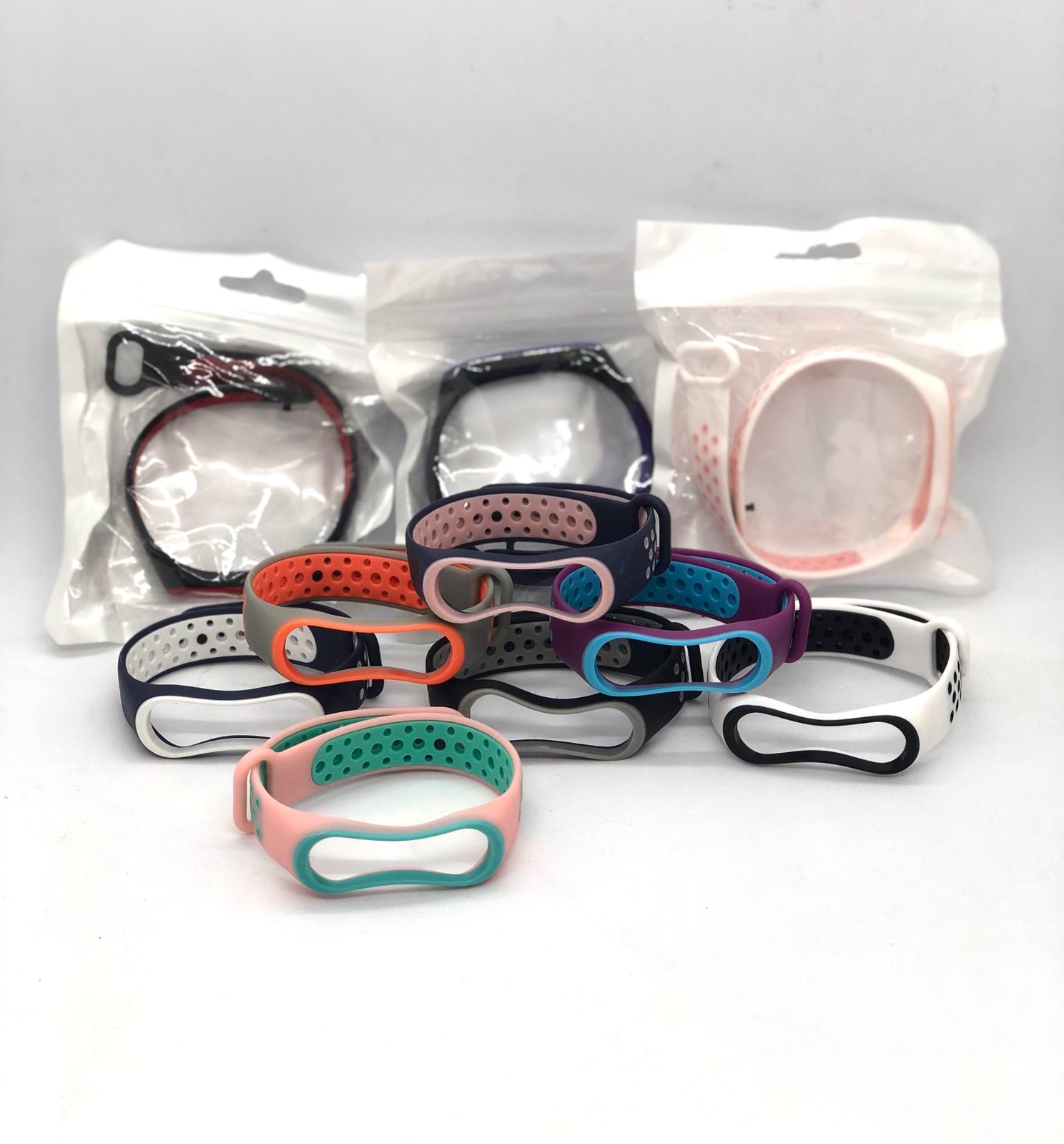     MALLA DEPORTIVA M3/M4 AZUL Y NEGRA PACK X 50