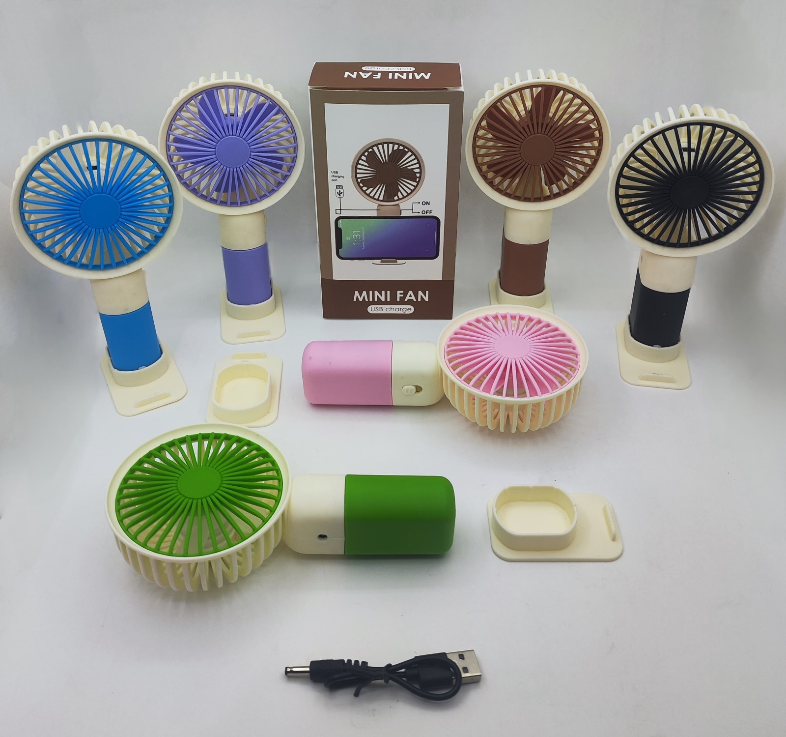   VENTILADOR DE MANO COLORES