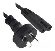   CABLE POWER 8 220V INTERLOCK PATA ARGENTINA 0.60 CM