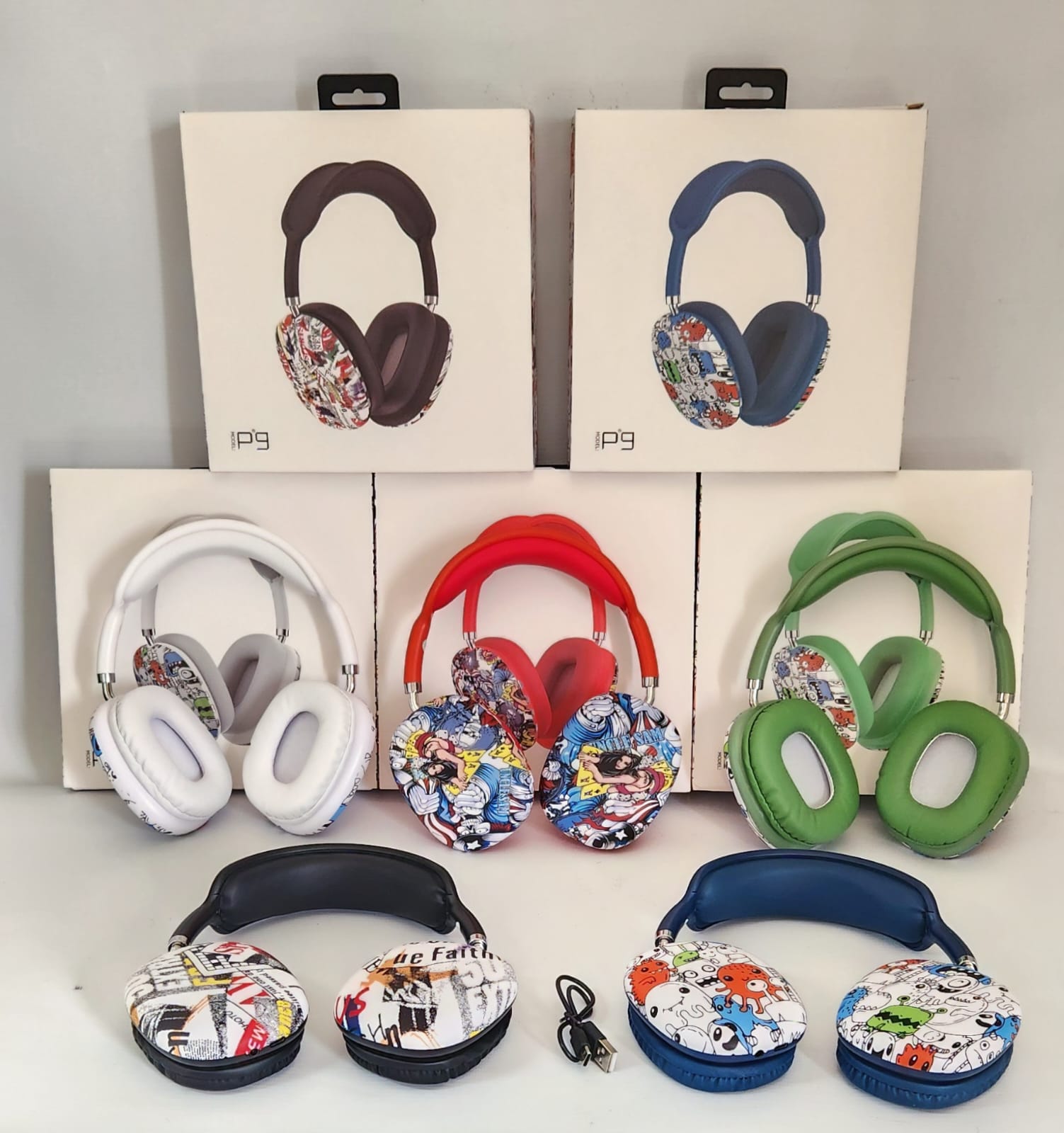    AURICULAR VINCHA BT P9 DISEÑO  JG-AUR127