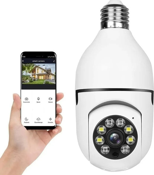     CAMARA SEGURIDAD FOCO WIFI A ROSCA EX01161 *