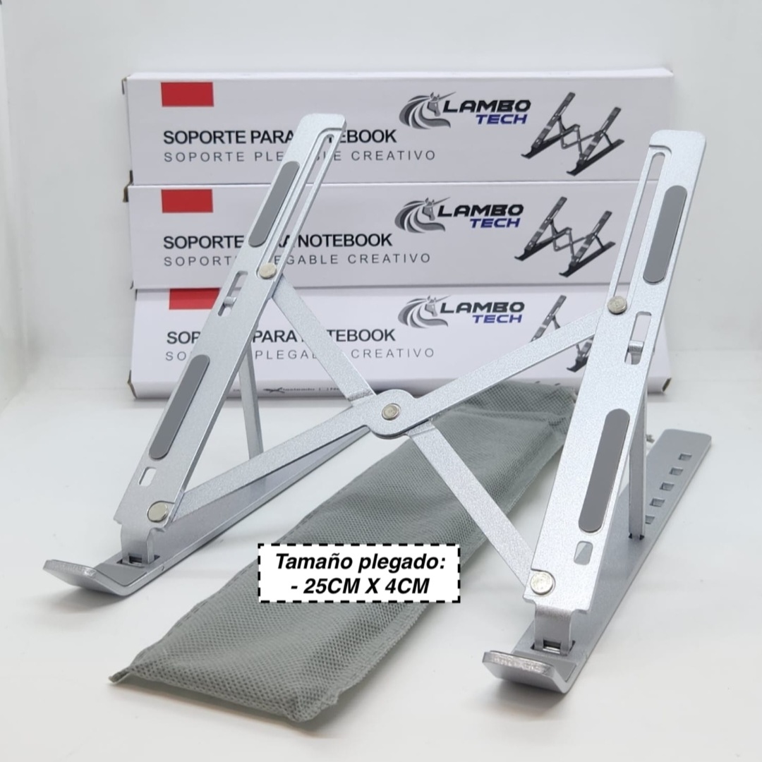    SOPORTE PARA NOTEBOOK PLEGABLE METAL JG-METAL