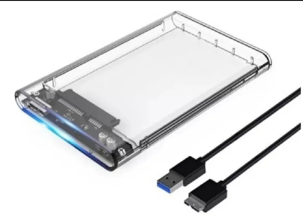    CARRY DISK USB 3.0 TRANSPARENTE JG-CARRY3.0T #