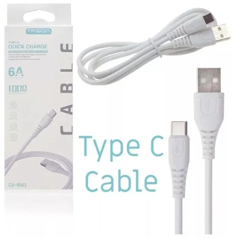    CABLE TIPO C 6A TREQA PACK X 12 JG-TC8643