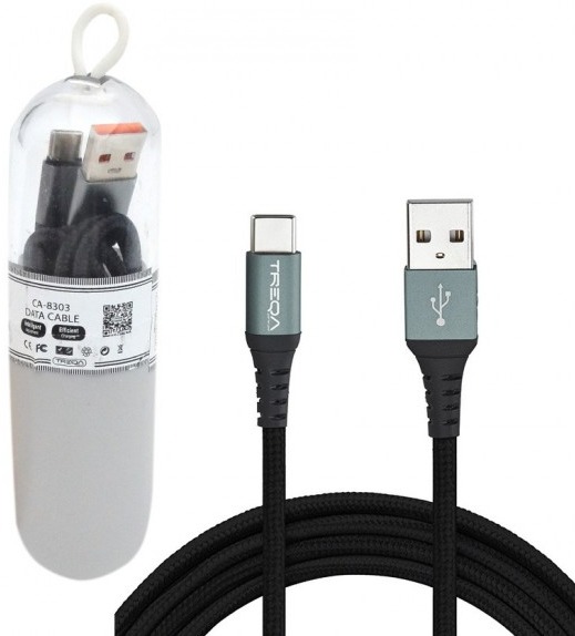     CABLE TIPO C 3.1A TREQA ACRILICO CA-8303 JG-OE-TUBOC