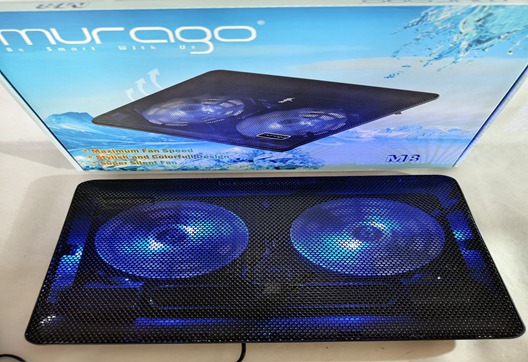     BASE COOLER PARA NOTEBOOK 2 VENTILADORES JG-COOLX2