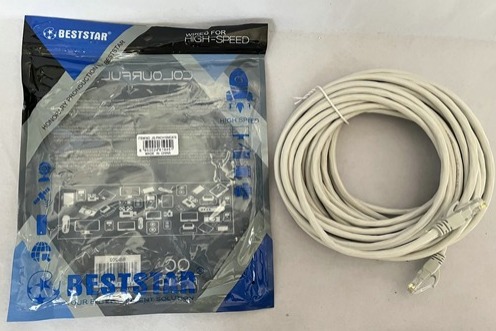    CABLE RED 10 MTS CATEGORIA 6 GRIS JG-PACH10MCAT6