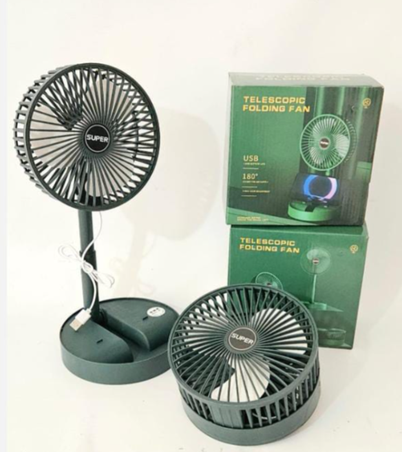    VENTILADOR PLEGABLE USB BASE + SOPORTE CELULAR