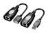   ADAPTADOR EXTENSOR USB X UTP RJ45 *